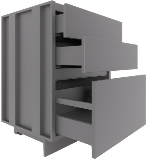 Модуль с 3 выдвижными ящиками