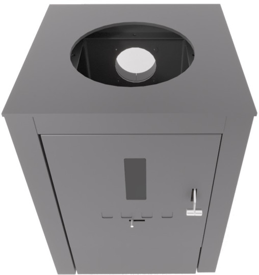 Дровяная печь под казан 800 мм