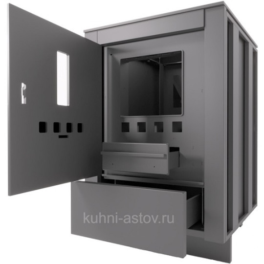 Дровяная печь под казан 800 мм