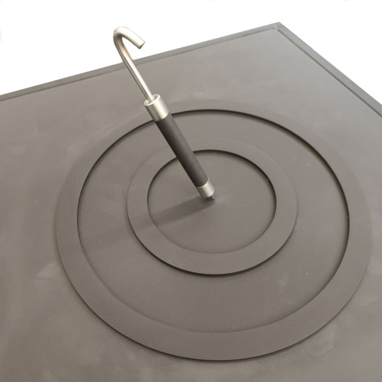 Наборные стальные кольца для печи под казан 600х600 мм.