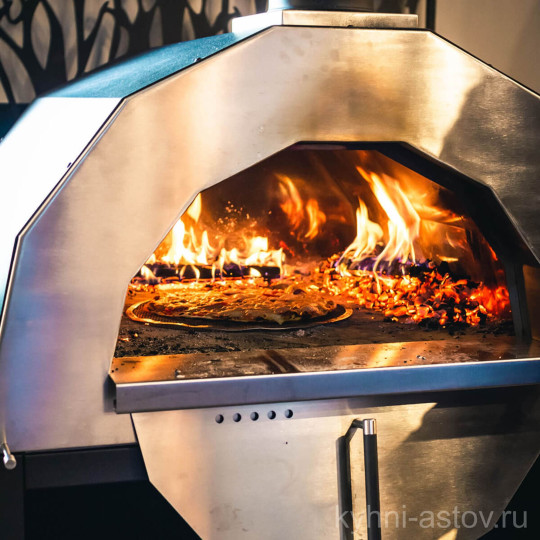 Пицца печь 1000 мм (Русская печь) с дровником
