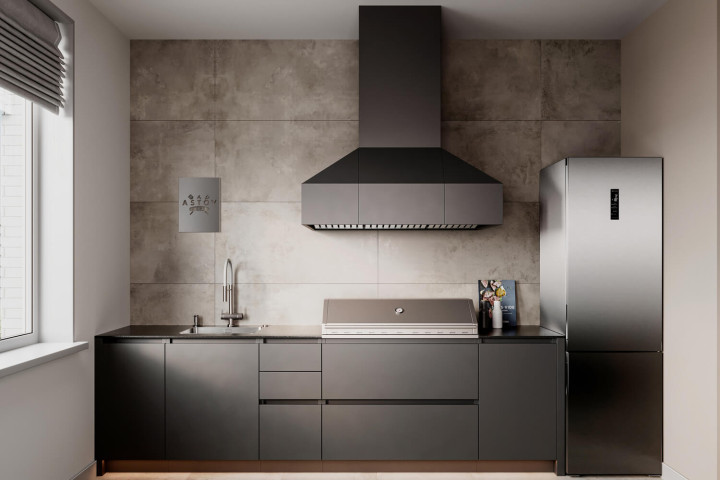 Кухня Astov BBQ № 1 (ширина 3000 мм)