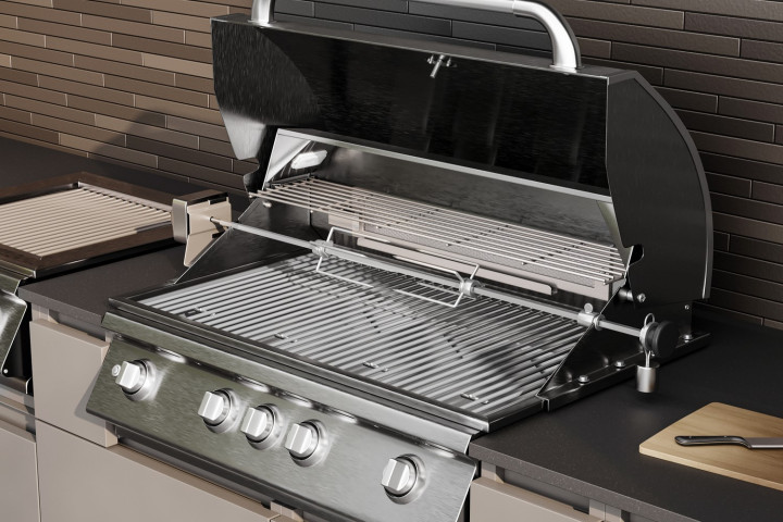 Кухня Astov BBQ № 13 (ширина 3600 мм)